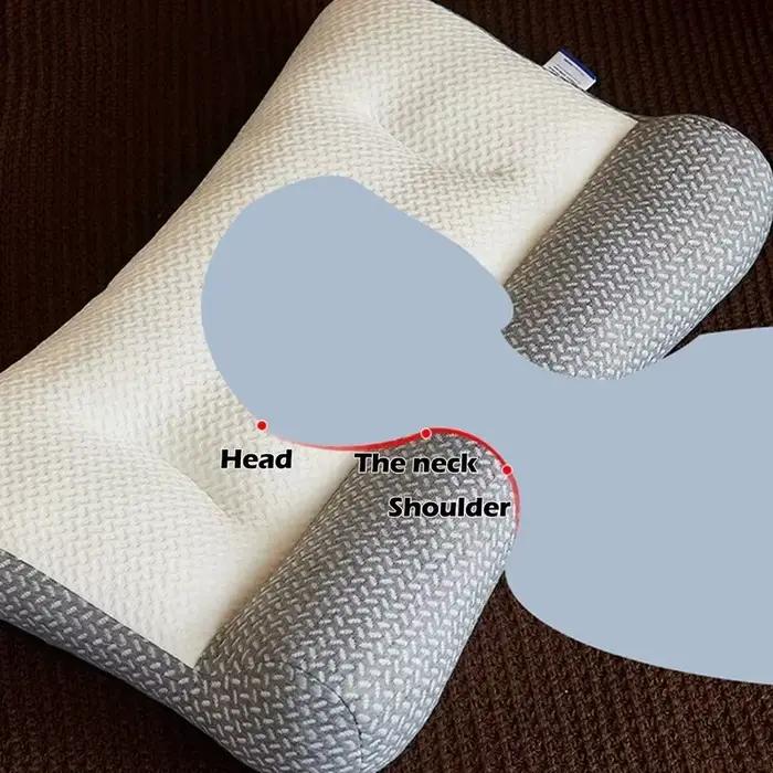 Oreiller orthopédique cervical en fibre de soja pour le sommeil et la protection du cou, oreiller de massage SPA pour la maison, nouveau
