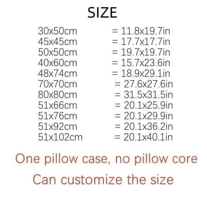 Taie d'oreiller florale personnalisée, 100% coton, décoration de chambre à coucher, housse de coussin, literie, doux, design mn, TAN70 x 70cm, 51x66cm