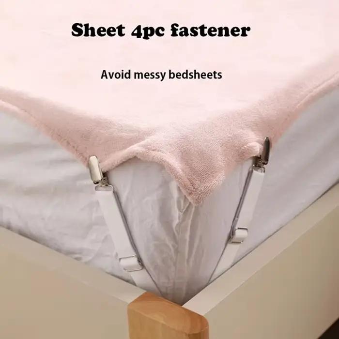 Attaches de drap de lit réglables