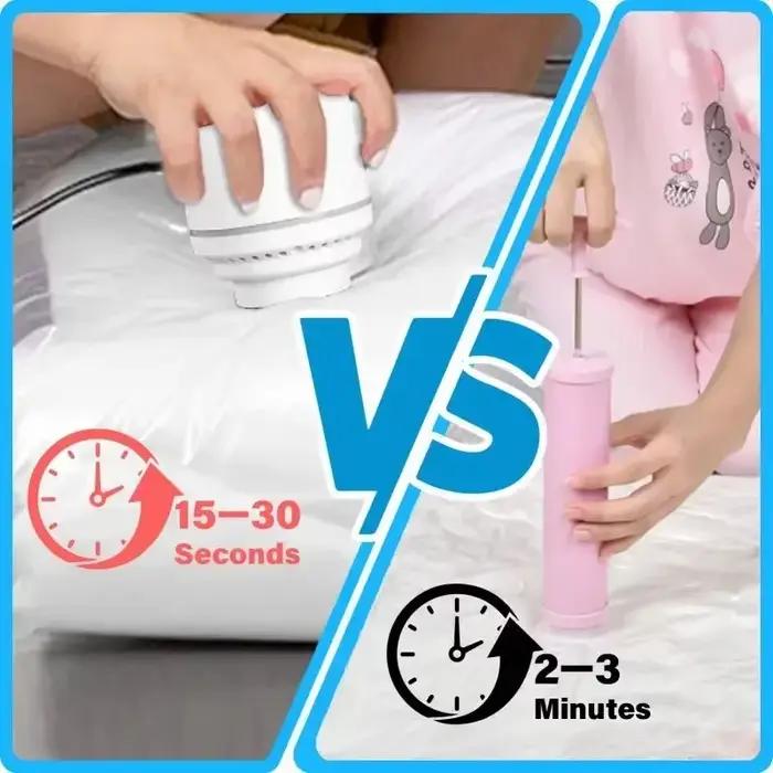 Sacs de rangement sous vide - Sacs gain de place pour vêtements