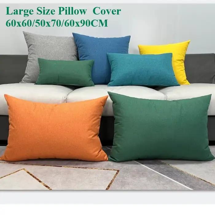 Housse de coussin décorative grande taille 50x50/60x60/60x80 cm