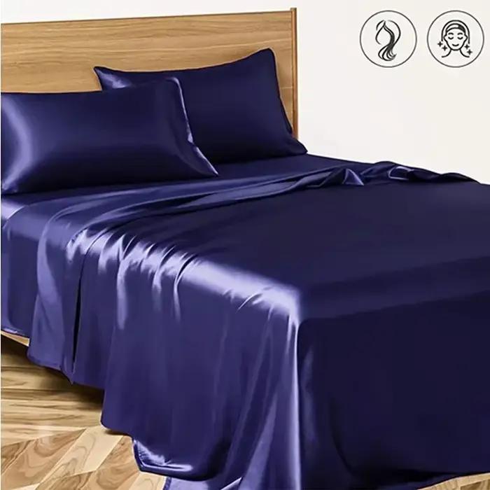 Parure de Lit en Tissu Satiné Haut de Gamme