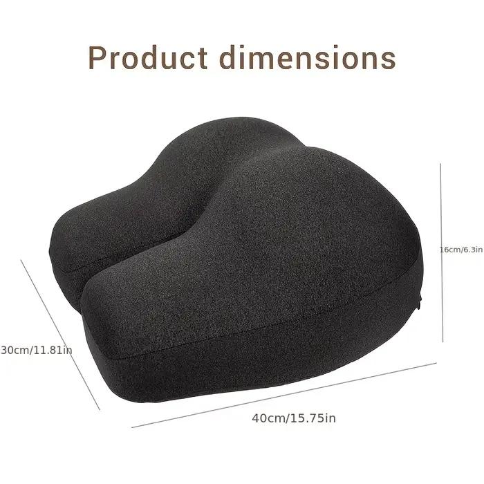 Coussin en mousse en forme de hanche pour dormeurs sur le côté, le dos ou le ventre - Housse amovible et lavable