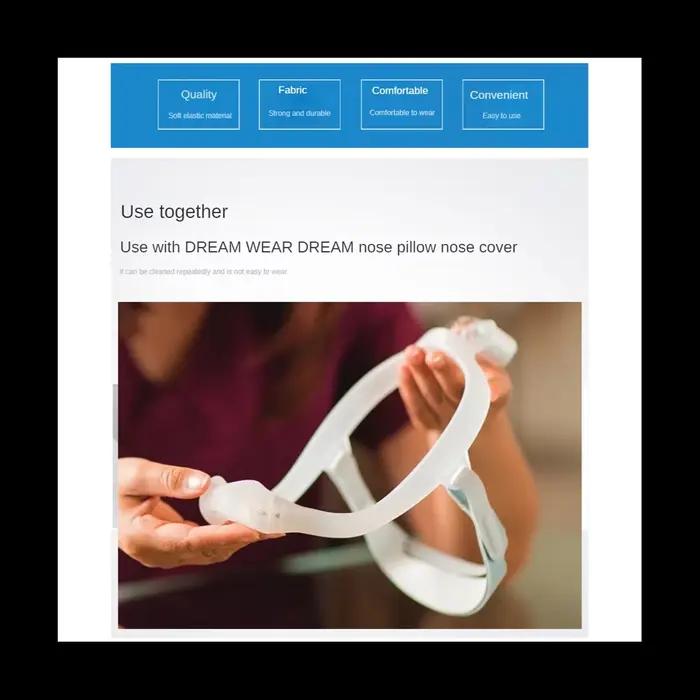 MEOF pour Dreawear oreiller Nasal masques CPAP oreiller Nasal accessoires de Congestion nasale favoriser la respiration du sommeil bandeau