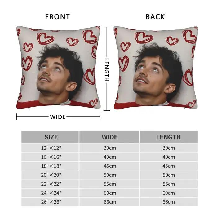 Charles Leclerc – housse de coussin douce