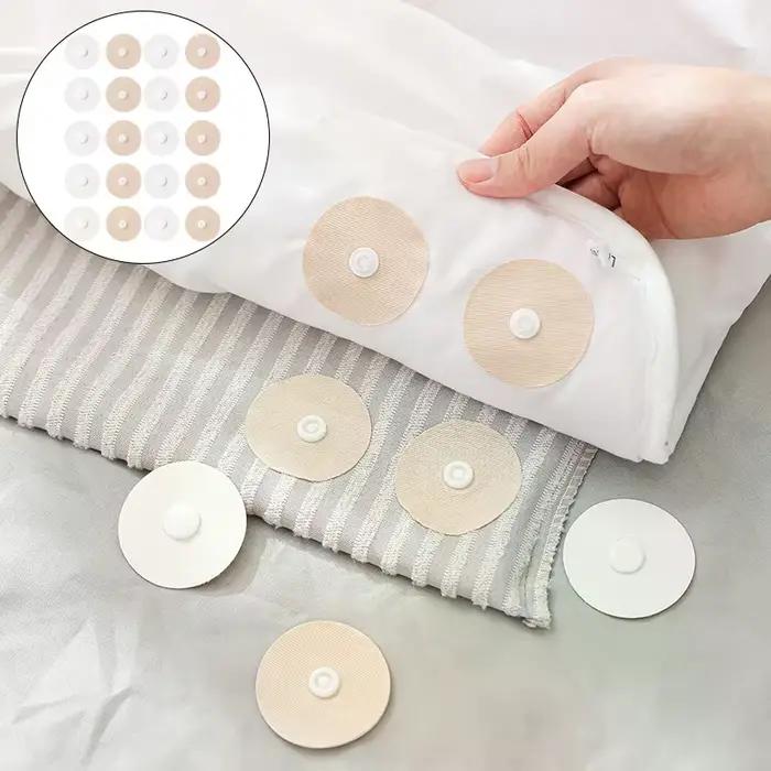 10 paires de pinces antidérapantes pour drap de lit, boucles de couverture, Clip de fixation pour housse de couette, une clé pour déverrouiller le support de couette, pinces fixatrices