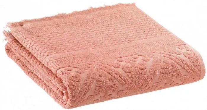 Drap de douche uni Zoe Argile 70 x 140