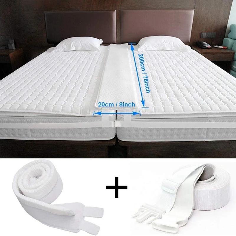 Connecteur de matelas réglable pour lit double, pont de lit, kit de convertisseur, remplissage d'esp