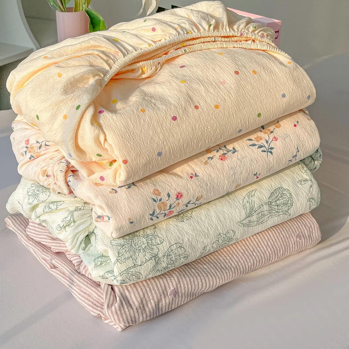 Drap-housse universel quatre saisons, housse de matelas antidérapante tout compris, housse anti-poussière pour matelas Double domestique (sans taie d'oreiller)