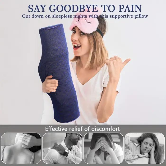 Oreiller orthopédique pour le cou : mousse à mémoire de forme douce de soutien cervical supérieur, r