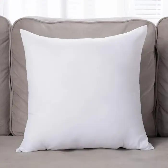 Coussin de rembourrage intérieur blanc doux, taille standard, 40x40cm, 45x45cm, pour voiture et déco