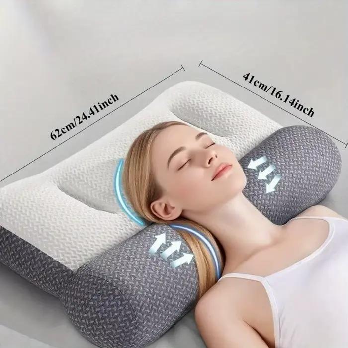 Oreiller cervical de Traction ergonomique zoné, 1 pièce, oreiller de soutien du sommeil à la maison,