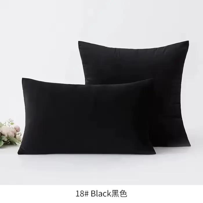 Housses de coussin en velours noir doux, taies d'oreiller de luxe à carreaux pour canapé de salon, d