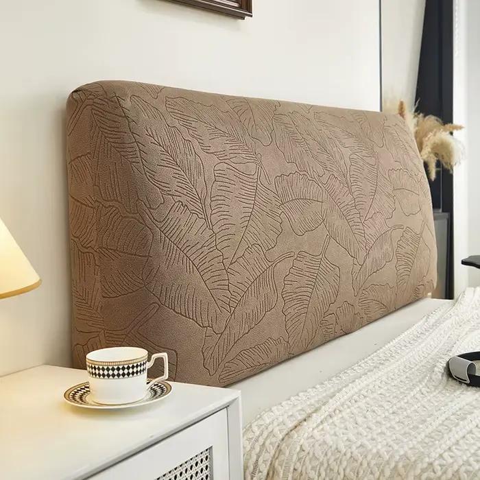 Housse de tête de lit tout compris, couvre-tête en Jacquard élastique doux, décoration nordique pour