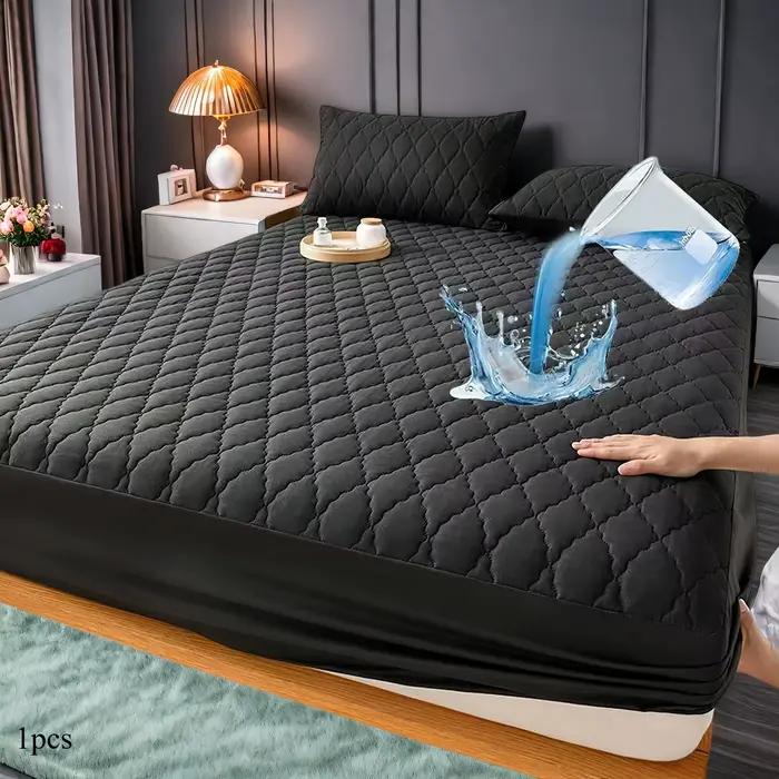 Protège-matelas à ultrasons - Housse de matelas épaisse à couverture intégrale, anti-humidité et ant