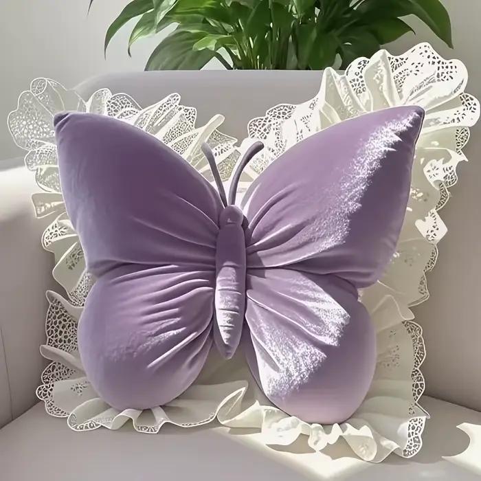 Mignon princesse papillon bureau oreiller salon arc chambre voiture canapé coussin maison nouveau or