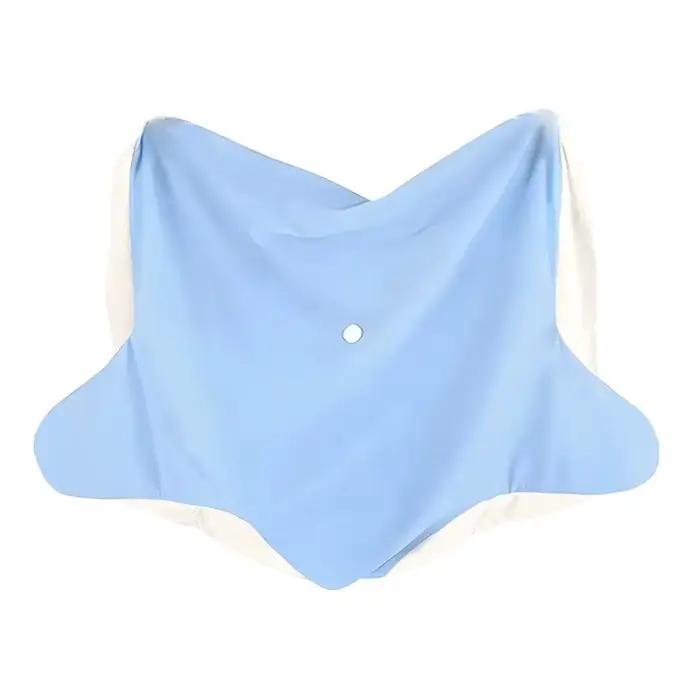 Une taie d'oreiller cervicale bleue (taille standard uniquement), taie d'oreiller cervicale conforta