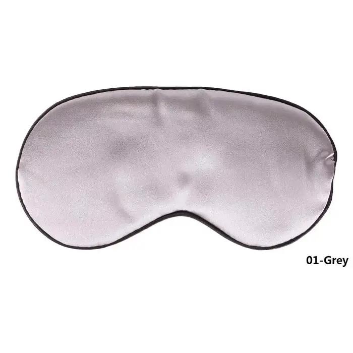 Couvre-yeux imité soie sommeil masque pour les yeux sommeil rembourré ombre Patch masque pour les ye