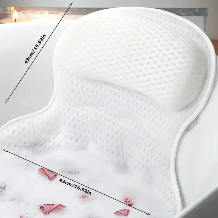 Oreiller de bain oreiller de baignoire, oreillers de bain de luxe pour le soutien du cou et du dos d