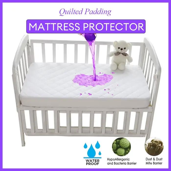 CPull-Protège-matelas imperméable ultra doux, housse de matelas pour lits de bébé et de tout-petits,
