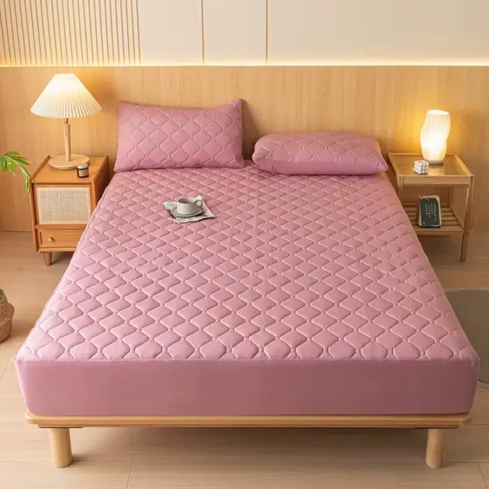 Protecteur de matelas épais et imperméable, drap-housse réglable et Durable, couvre-lit Anti-acarien