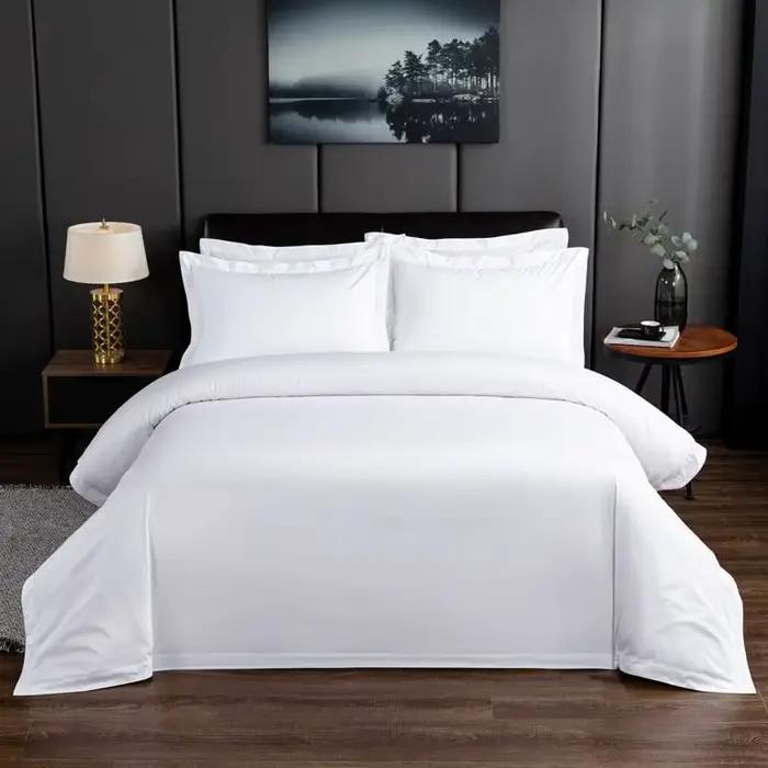 Ensemble de literie de couverture de drap de lit d'athlon surdimensionné, hôtel haut de gamme, 100%