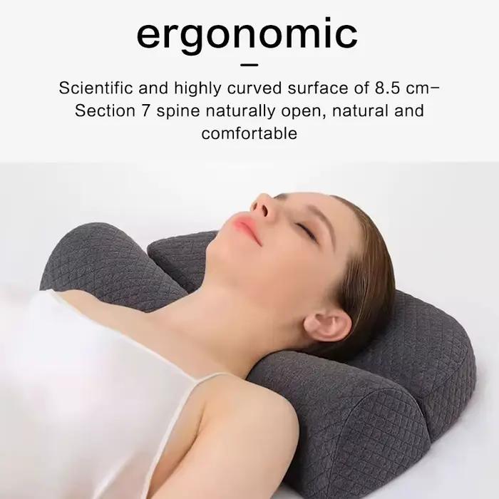 Oreiller cervical en mousse à mémoire de forme, oreiller de contour, oreillers de lit pour dormeur l