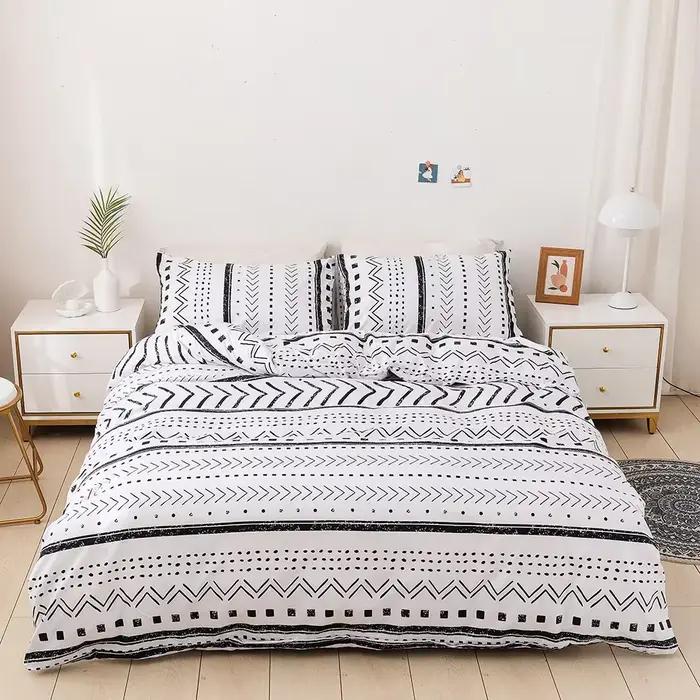 Ensembles de literie de luxe 2/3 pièces motif papillon nordique ensemble de housse de couette Europe