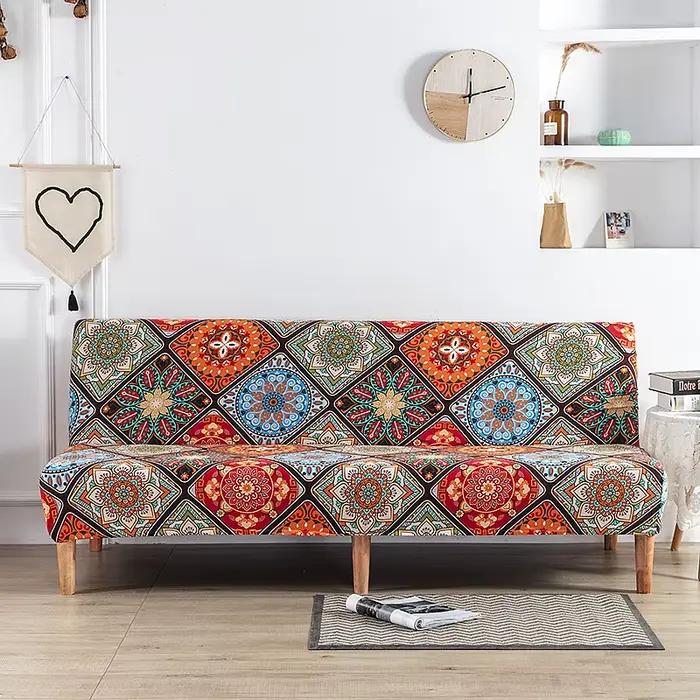 Housse de canapé-lit pliable de style nouveau, housses de canapé extensibles en spandex, housses de