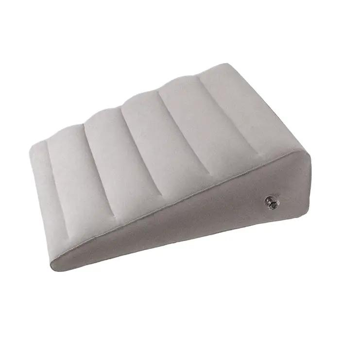 Oreiller compensé Portable pour voyage, Camping, sommeil, coussin de genou, oreiller de pied en PVC,