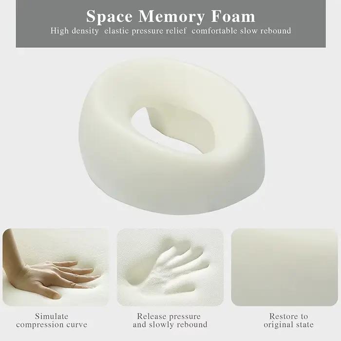 Oreiller visage vers le bas oreiller sujet pour le visage propriété repos confort mousse à mémoire de forme ergonomie Massage à domicile appui-tête pour Salon de beauté