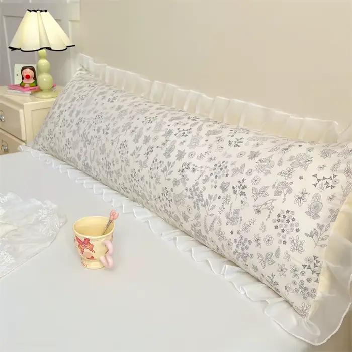 Taie d'oreiller florale fraîche pour couple