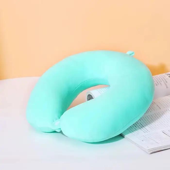 Oreiller Simple en peluche en forme de U