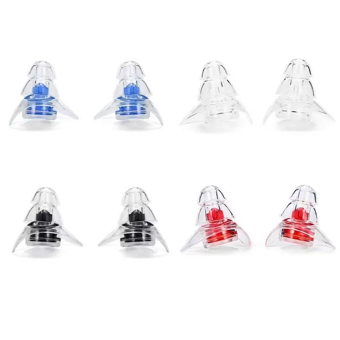 Bouchons d'oreille anti-bruit en silicone souple