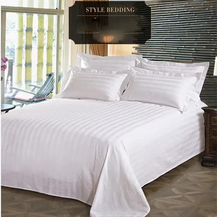 Draps de lit confortables 100 % coton de style hôtel