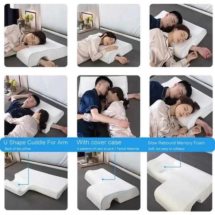 Oreiller orthopédique pour dormir sur le côté
