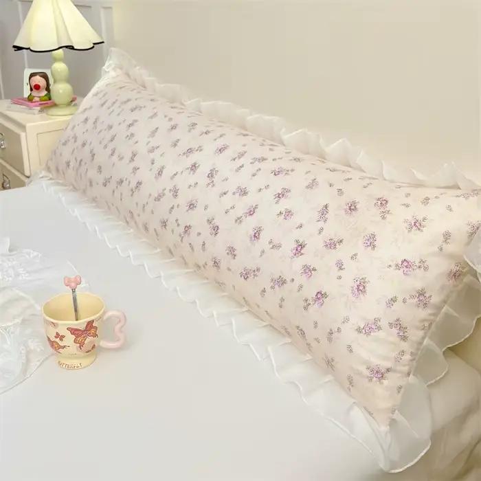 Taie d'oreiller florale fraîche pour couple