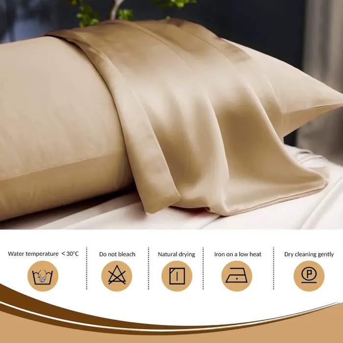 Taie d'oreiller en cuivre pour un meilleur sommeil, Anti-âge, réduction des rides, lissage des cheveux, 1/2 pièces