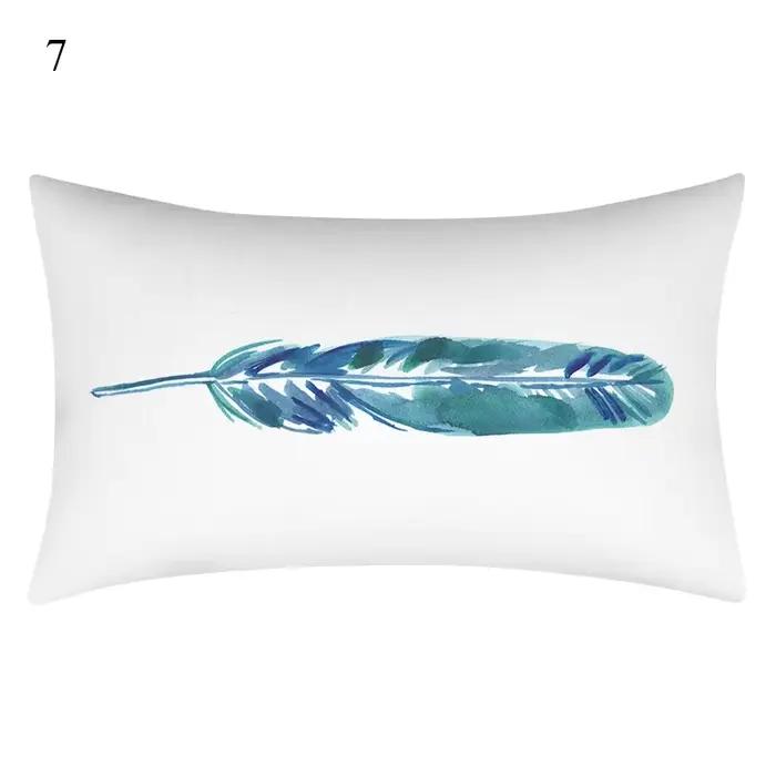 Juste de coussin de plantes tropicales, taie d'oreiller décorative, décoration d'intérieur