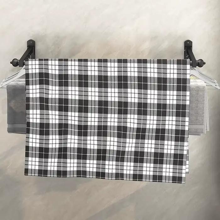 Séchoir à linge mural pliable sans perçage pour balcon, séchoir à linge dissimulé pour salle de bain