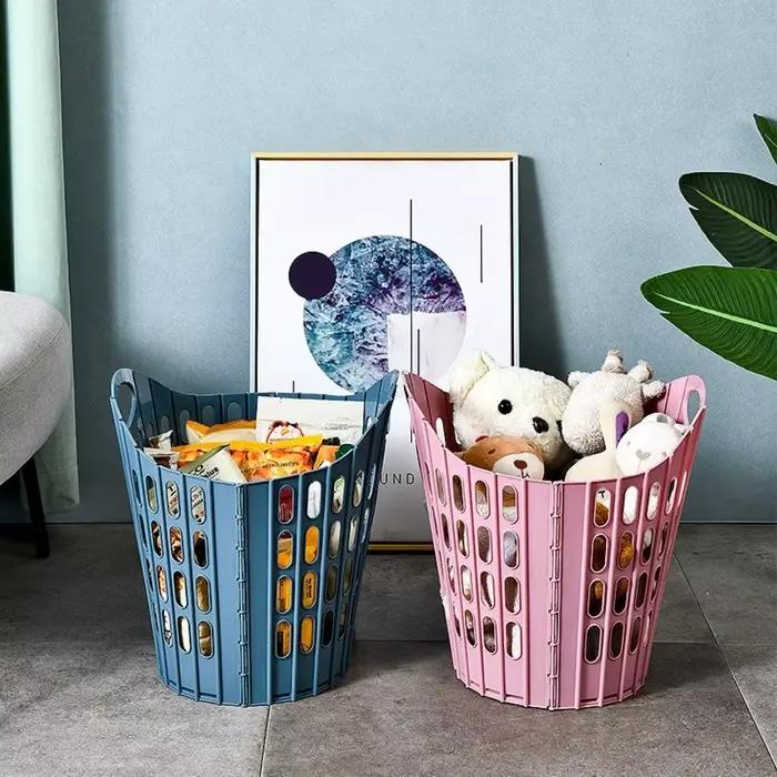 Panier à linge pliable et léger de style bohème