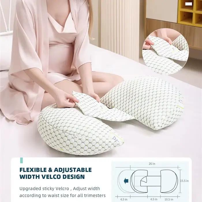 Oreiller de grossesse en forme de U pour femmes enceintes