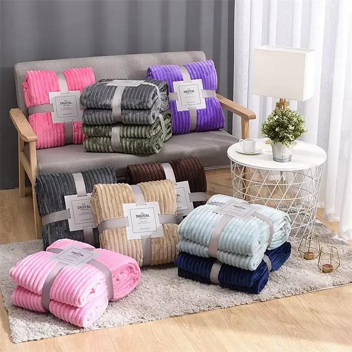 Couverture polaire chaude d'hiver pour bébé et adulte