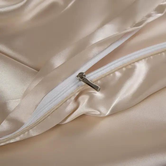 Ensemble de housse de couette de luxe en soie de mûrier