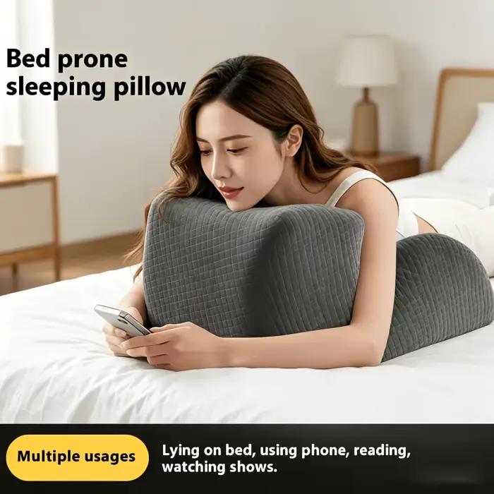 Oreiller de relaxation haut de gamme à mémoire de forme à récupération lente, ergonomique, avec soutien corporel incurvé, sans pression, pour le repos au lit