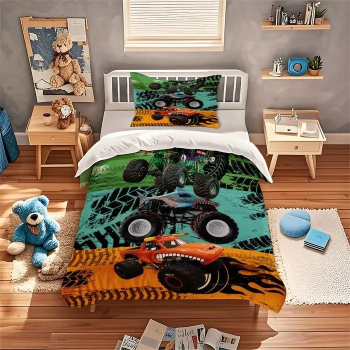 Ensemble de housse de couette Monster Truck (1