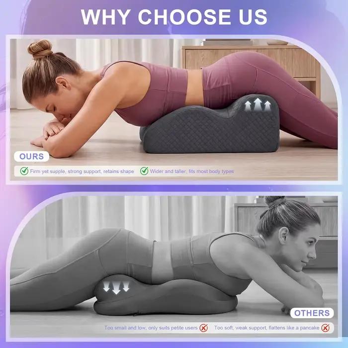 Coussin de lecture ergonomique en mousse à mémoire de forme pour couples, pour la lit et le sommeil, avec support incliné à 27 degrés et housse lavable