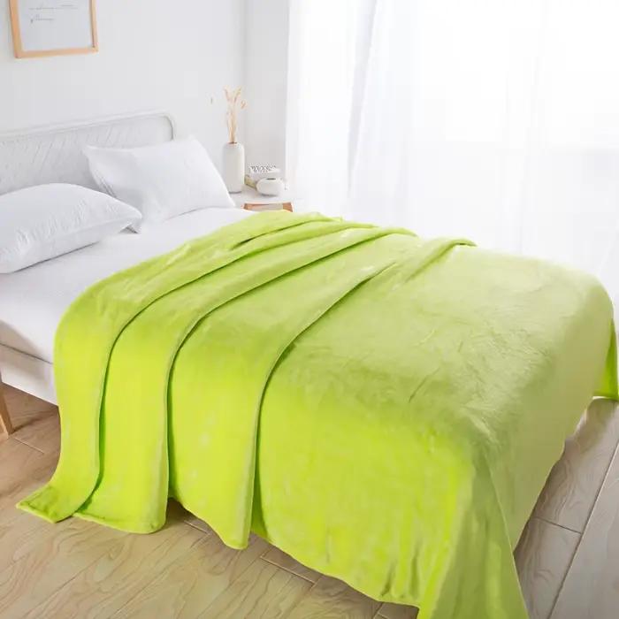 Couverture polaire Orange 1 pièce