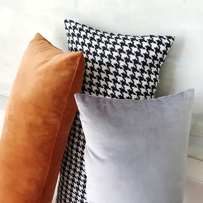 Housse de coussin décorative rectangulaire