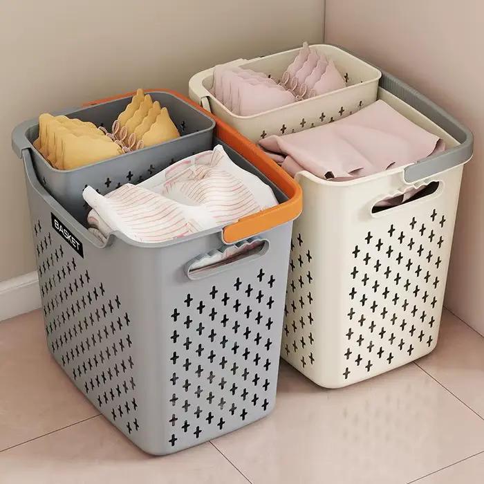 Panier à linge avec poignée